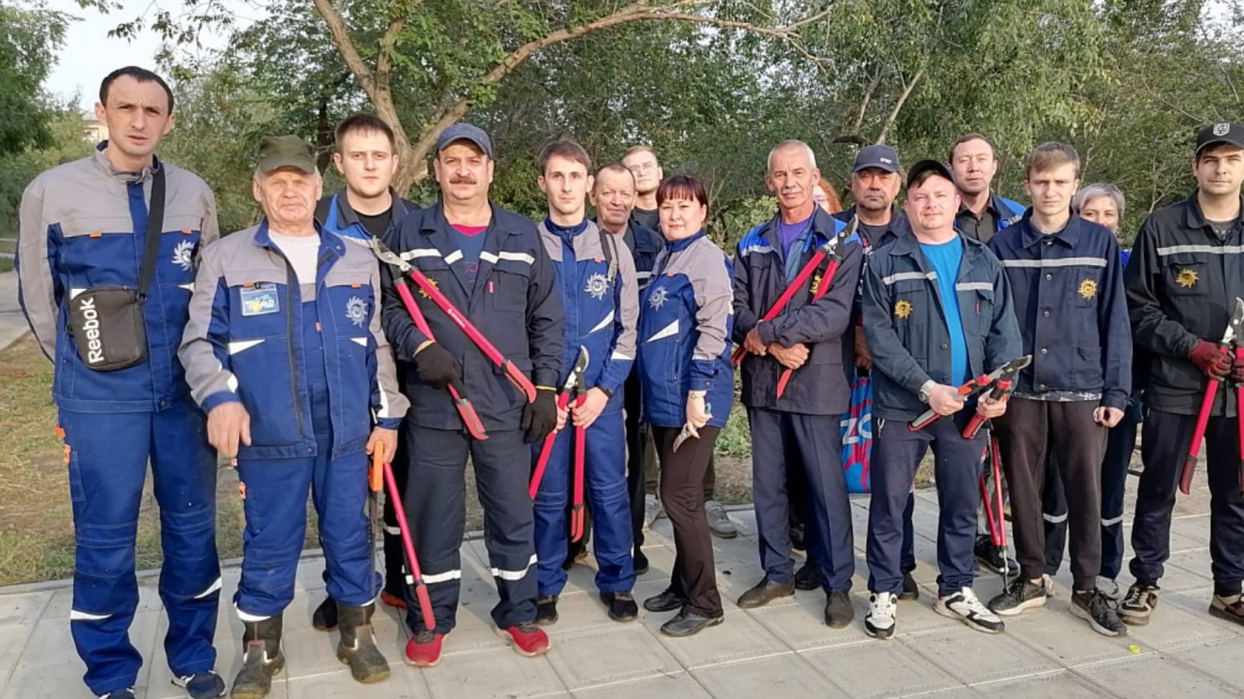 Сотрудники ТГК-14 посадили саженцы в парке «Солнечный» в Чите