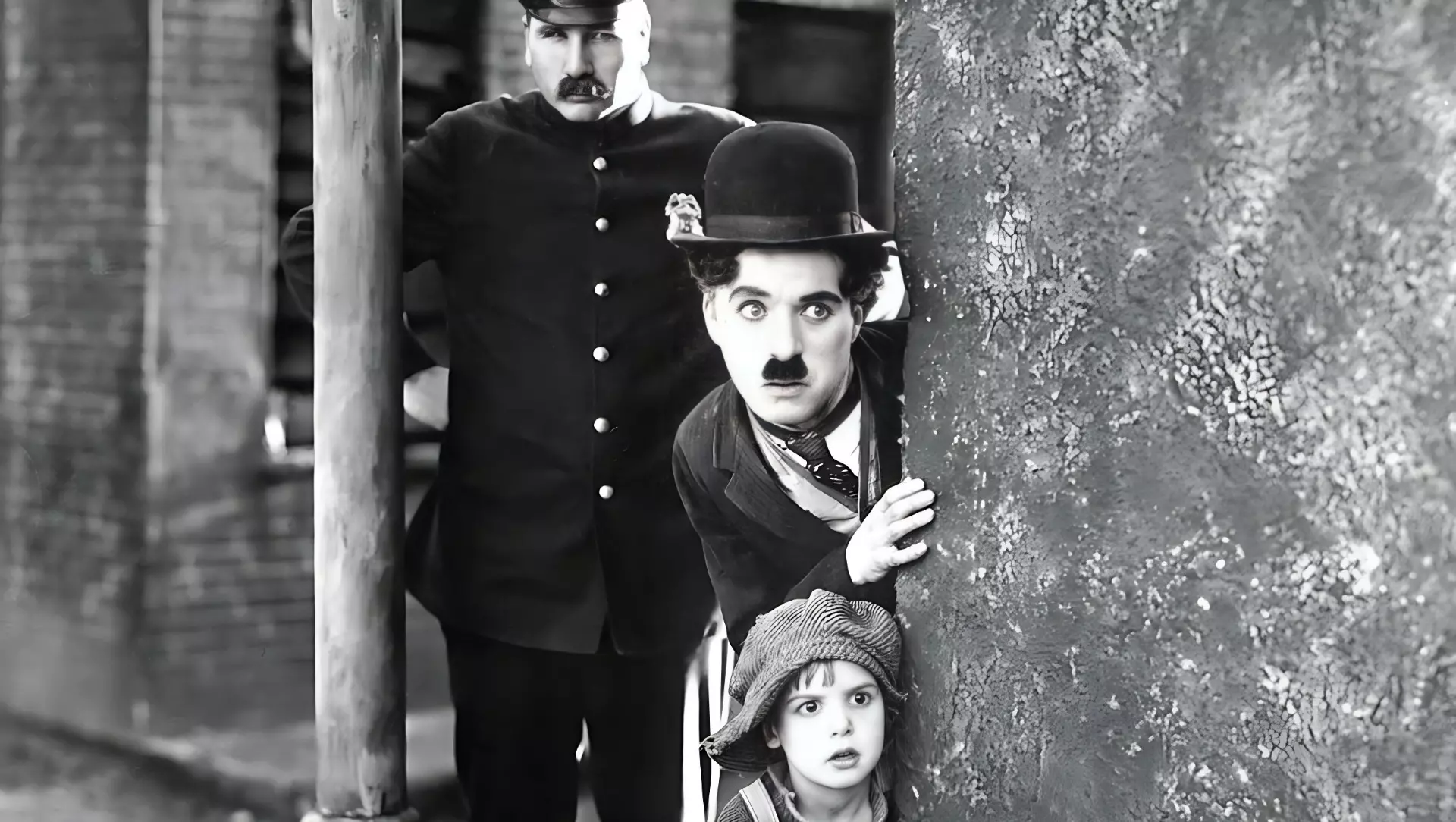 Кадр из фильма «Малыш» 1921 года.