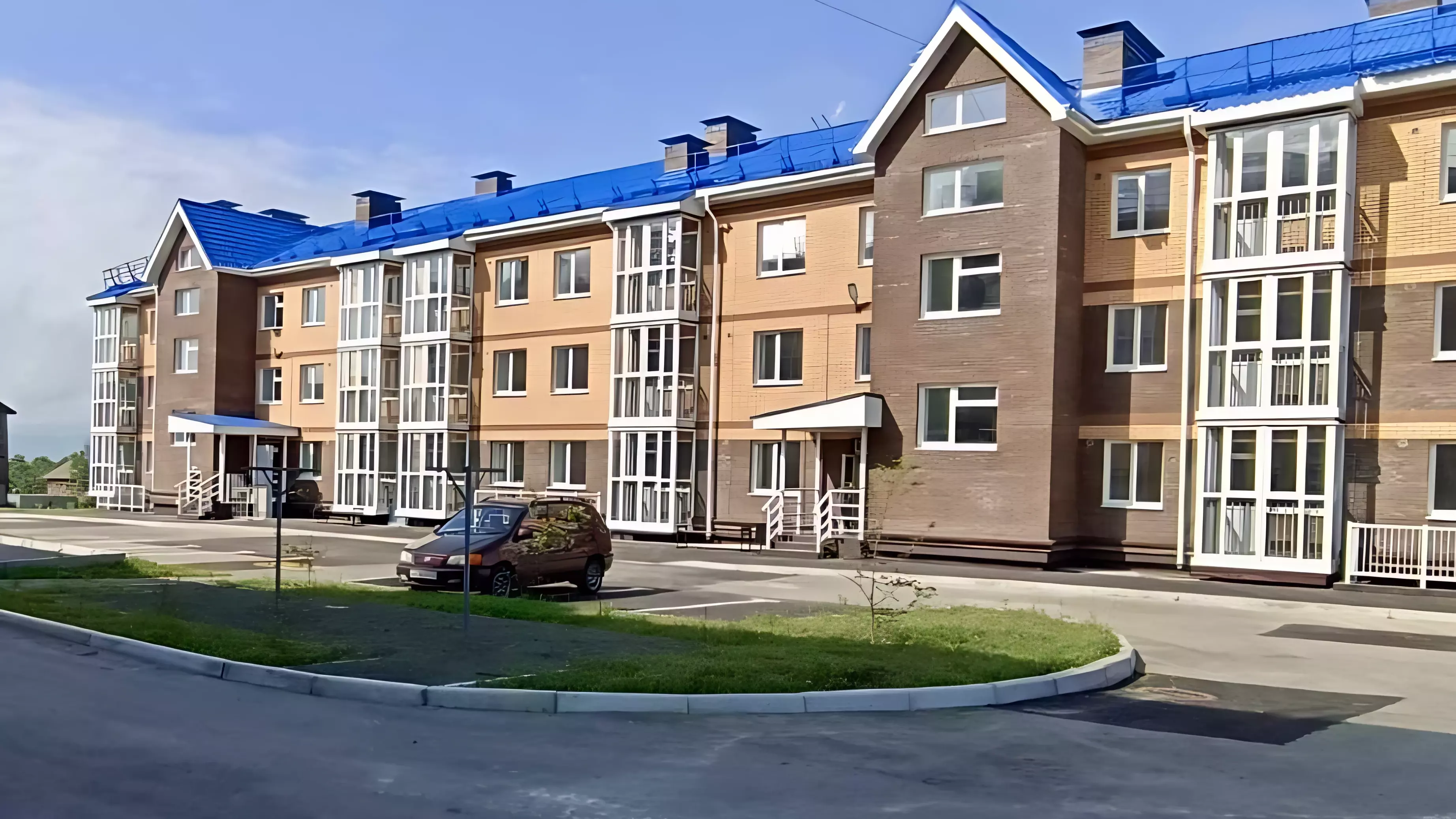 Новые дома по нацпроекту «Жилье и городская среда» в Бикине.