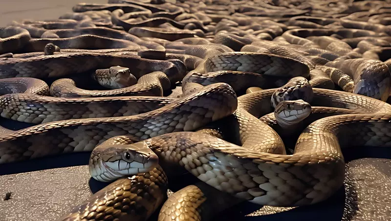 Нашествие ядовитых змей заметили в Хабаровске