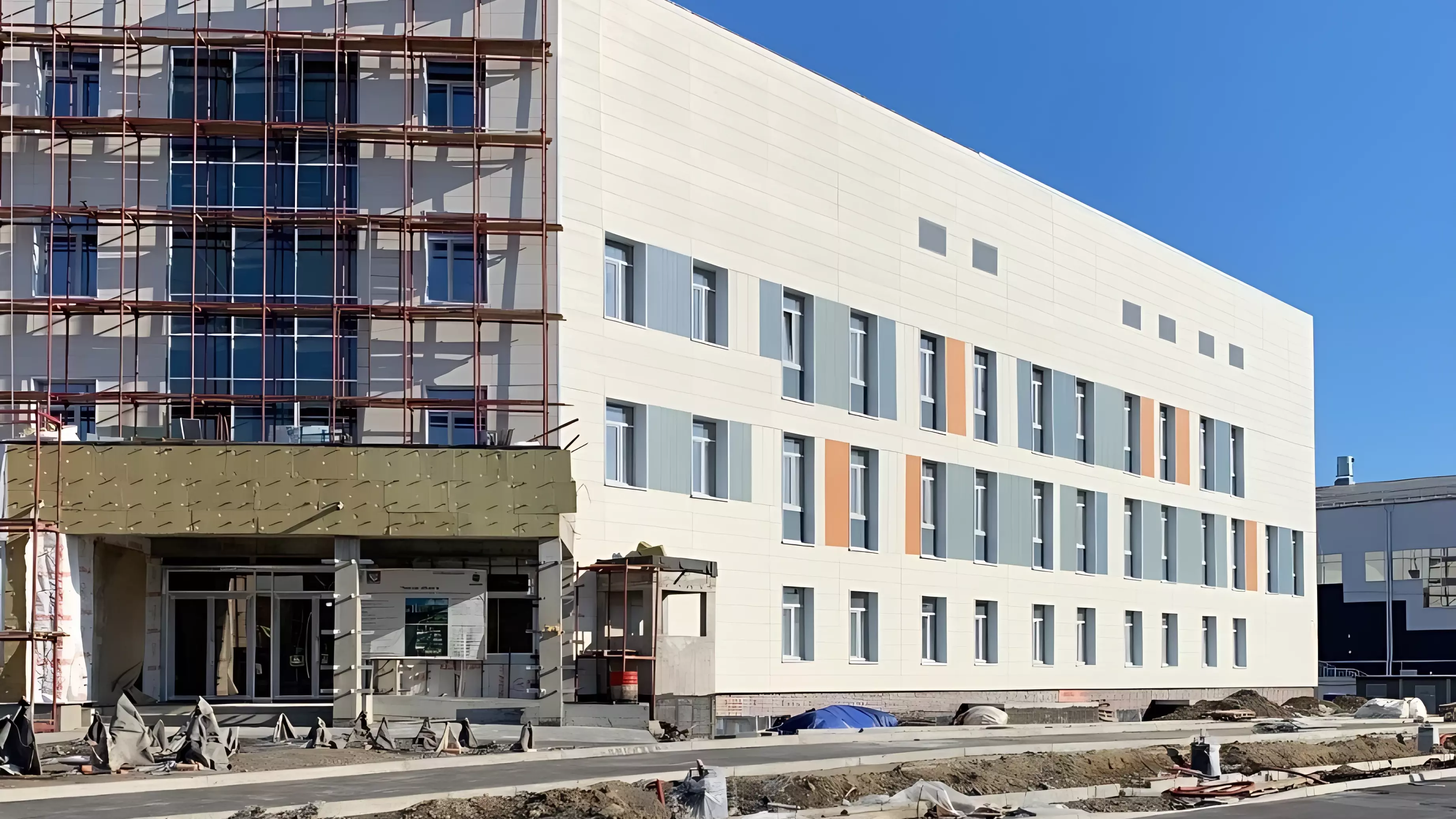 Завершается строительство Детского больничного комплекса в Комсомольске-на-Амуре