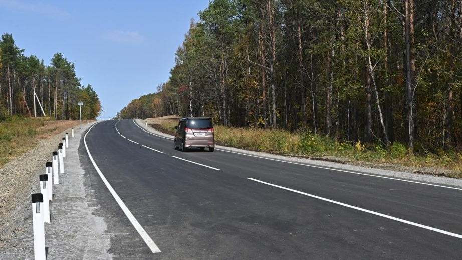 Автодорога около села Воронежское-1 введена в эксплуатацию в Хабаровском районе