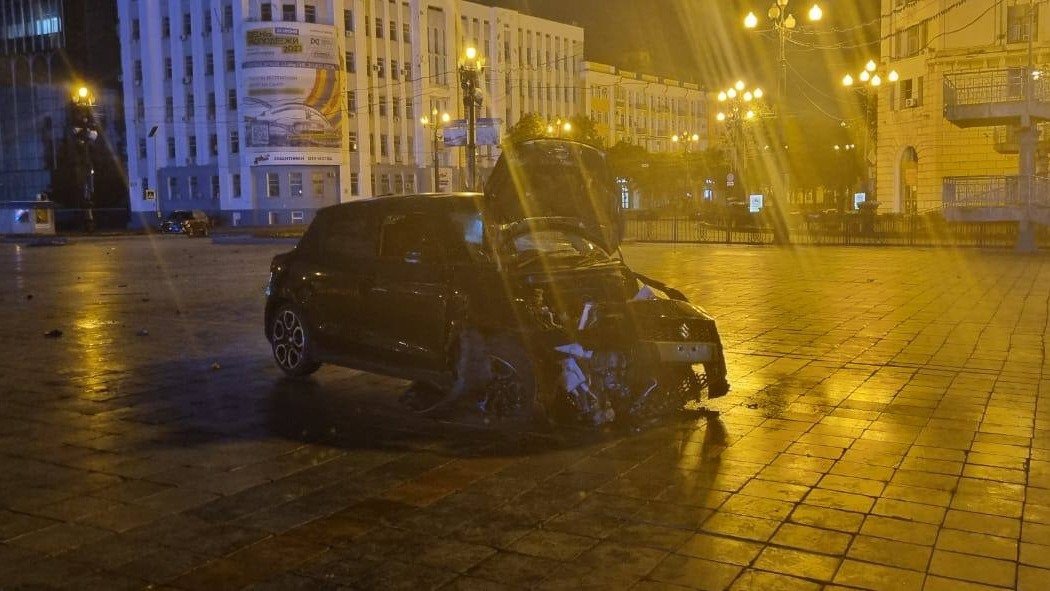 Пьяный шофер пострадал в Хабаровске