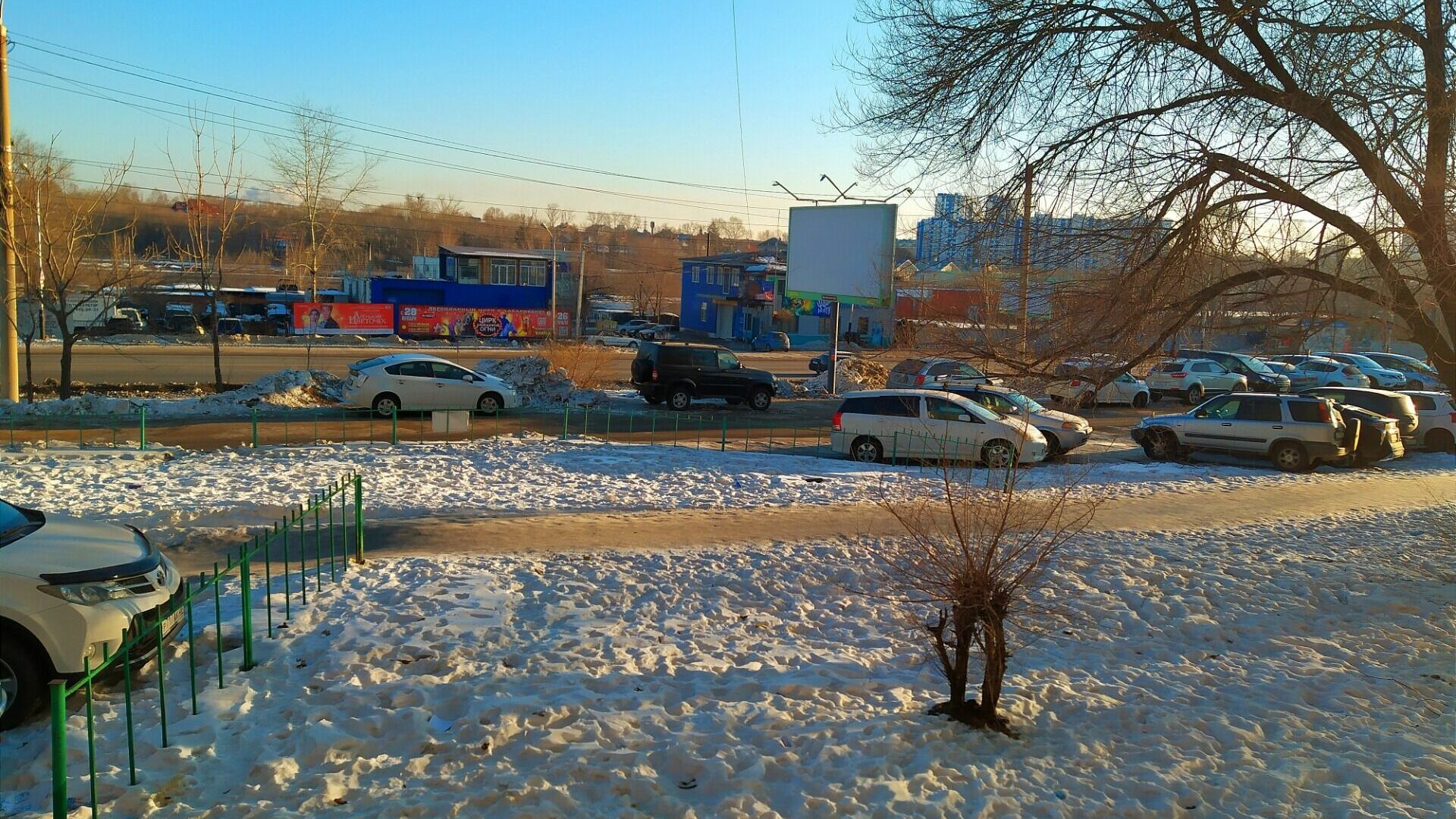 Значительно потеплело в Хабаровске