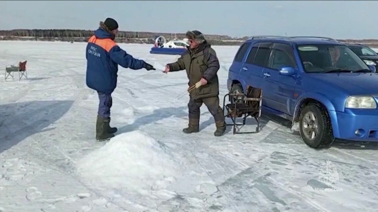 С повышением температуры воздуха прочность льда начинает снижаться в Хабаровском крае
