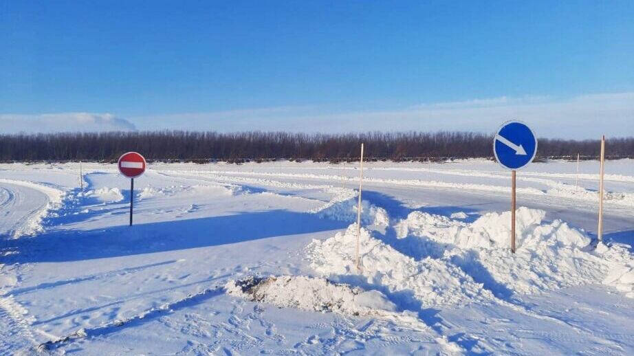 Большая часть от планируемых ледовых переправ открыта в Хабаровском крае