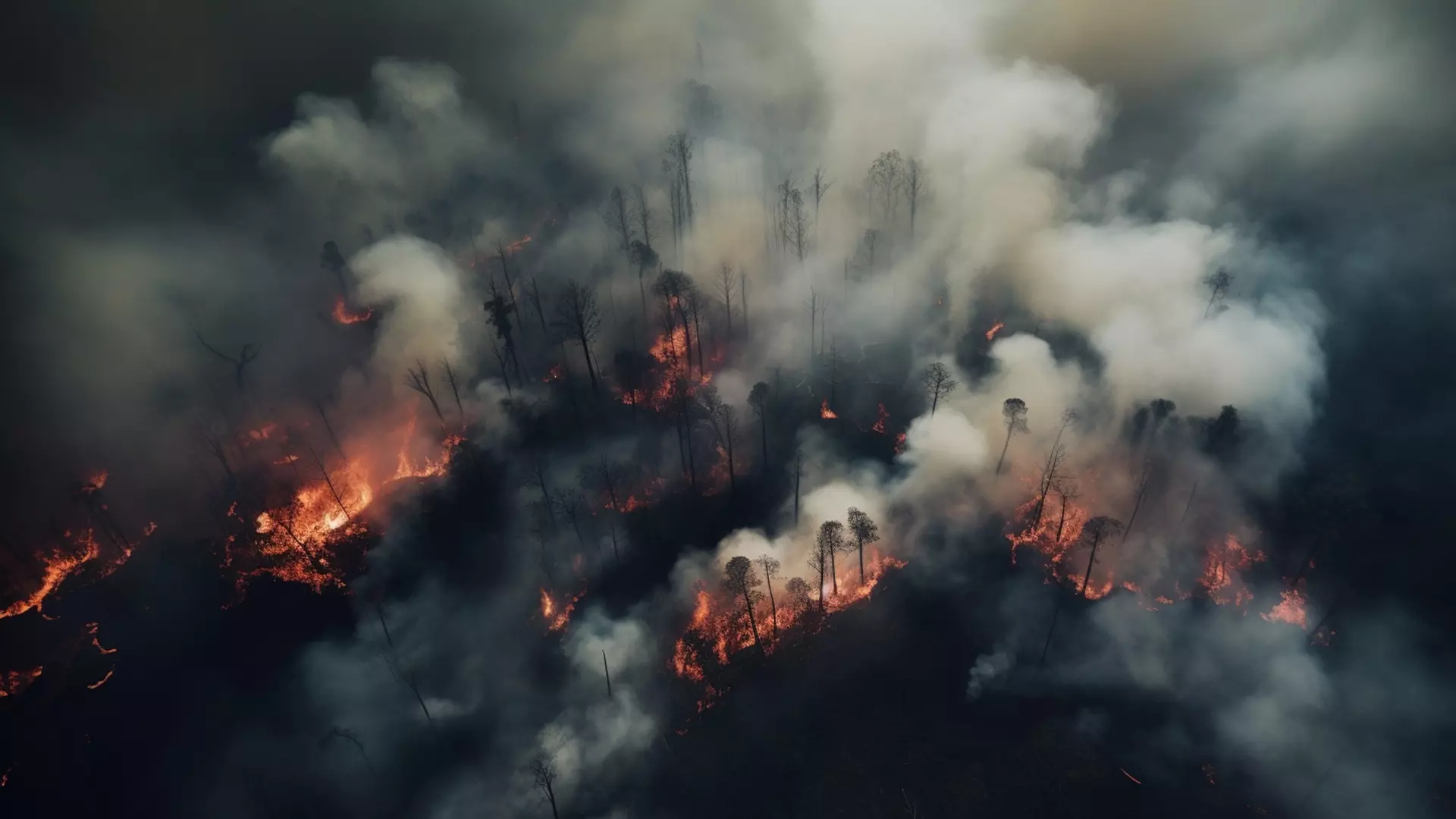 Пожары охватили почти тысячу гектаров тайги в Хабаровском крае