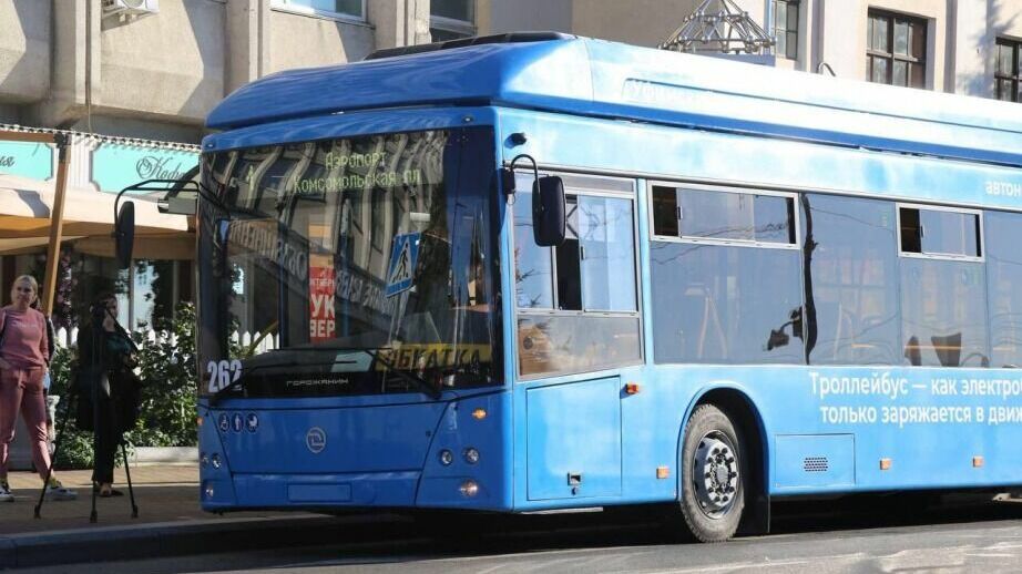 Троллейбусы со счетчиком пассажиров выйдут на маршрут в Хабаровске перед Новым годом