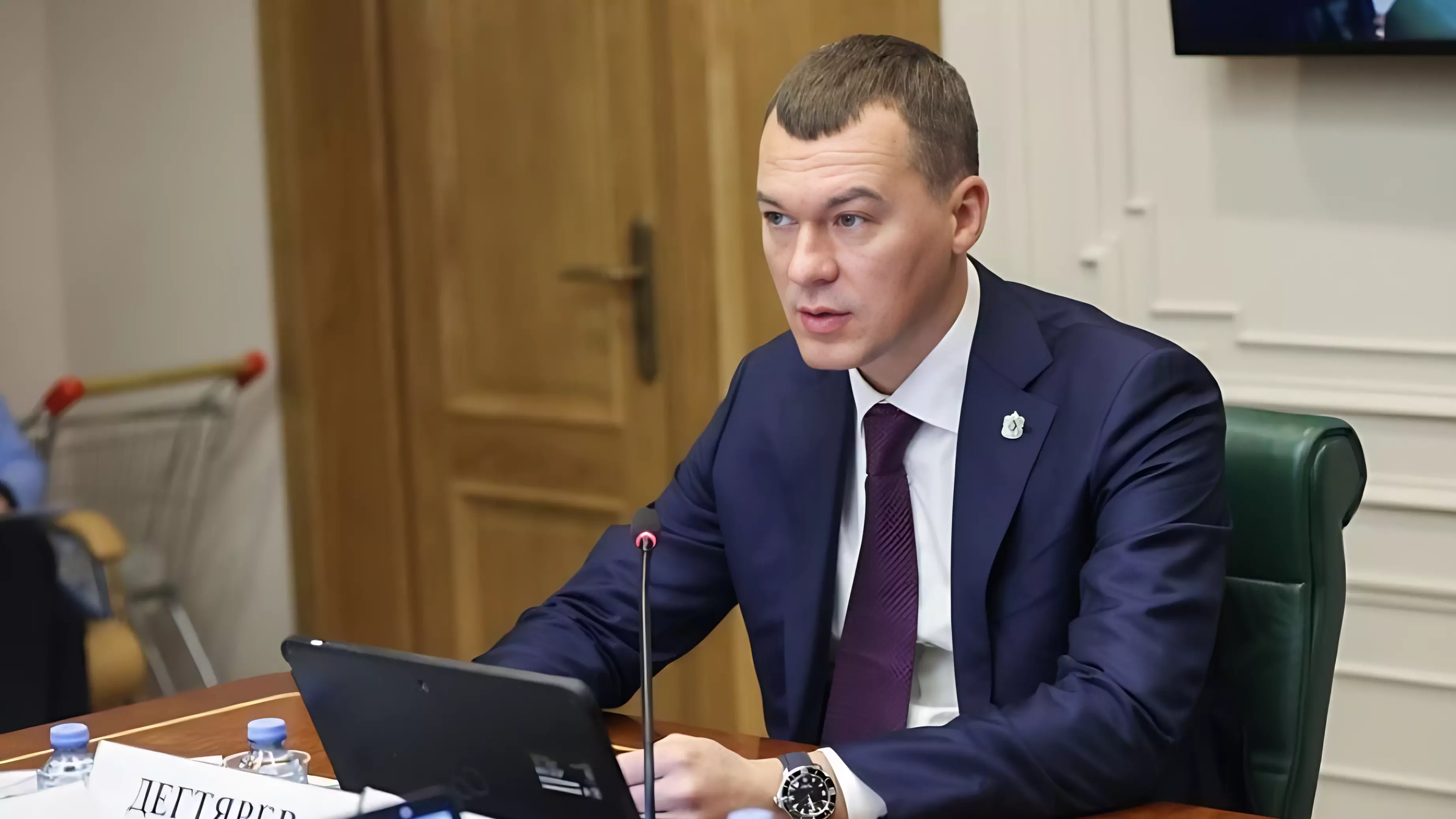 Губернатор Хабаровского края выступил с докладом в Совете Федерации