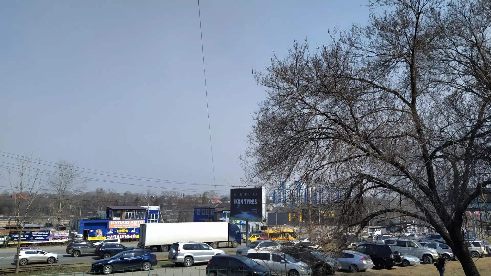 Дымом от пожаров заволокло Хабаровск