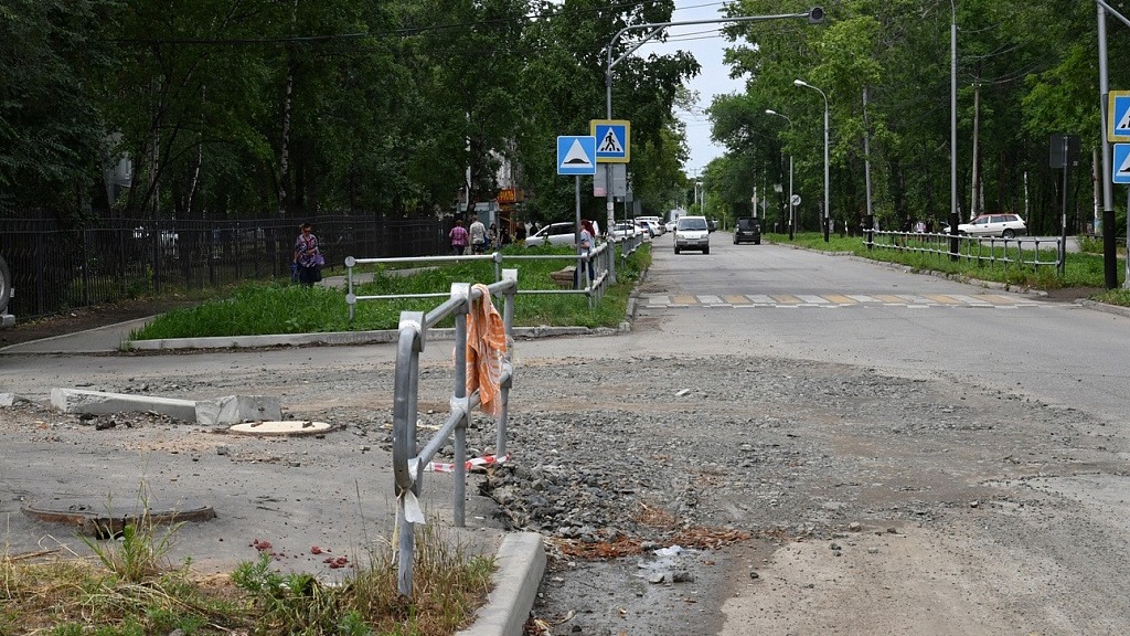 Хабаровчане требуют восстановить дорогу в посёлке Горького