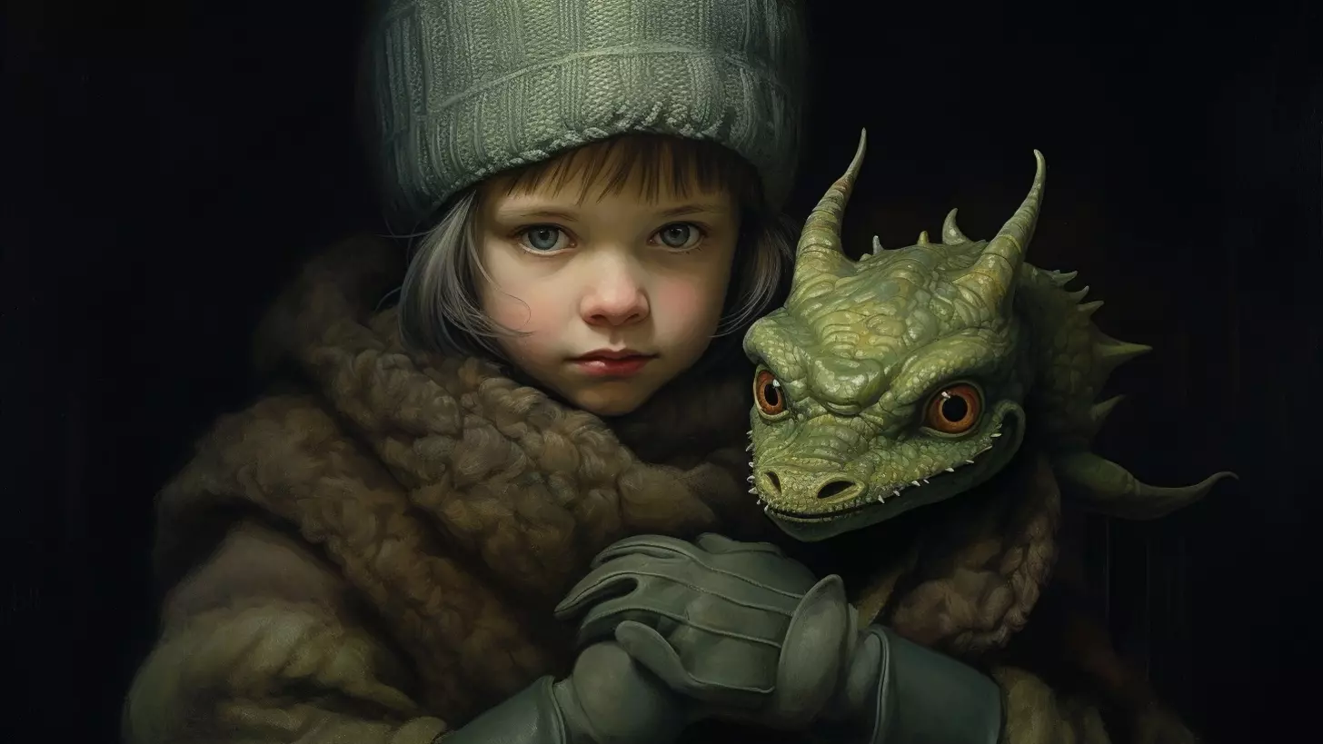 девочка с драконом