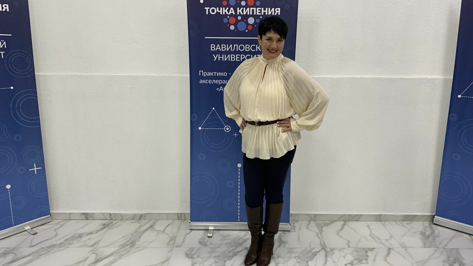 Анна Кровякова побывала на открытии "Точки кипения" в Саратове