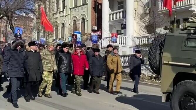 Шествие в память о погибших воинах прошло в Хабаровске