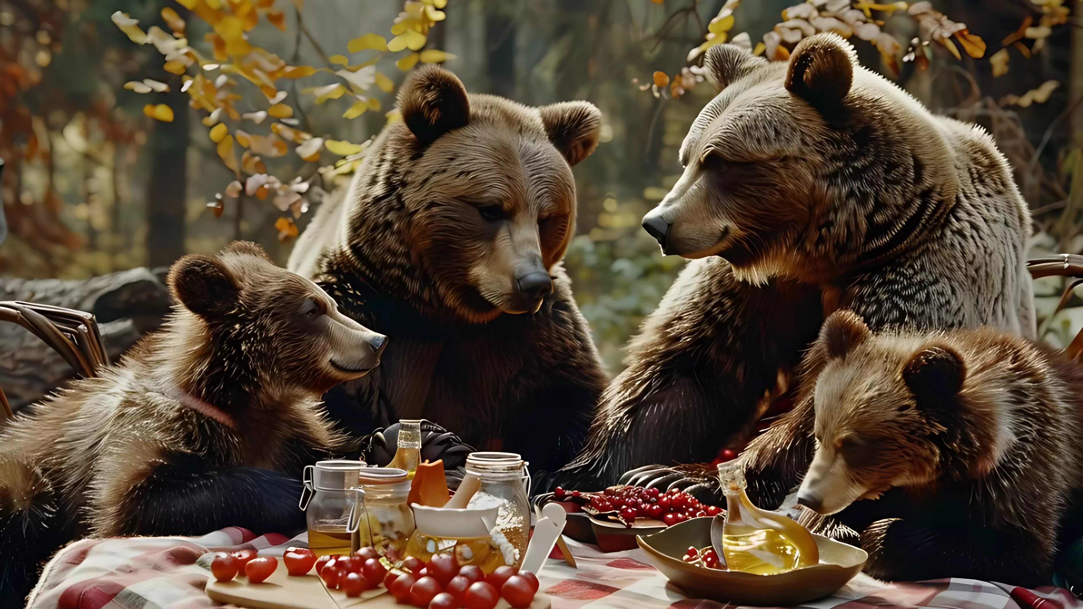 Медвежья семья ожидает решения суда в Хабаровском крае
