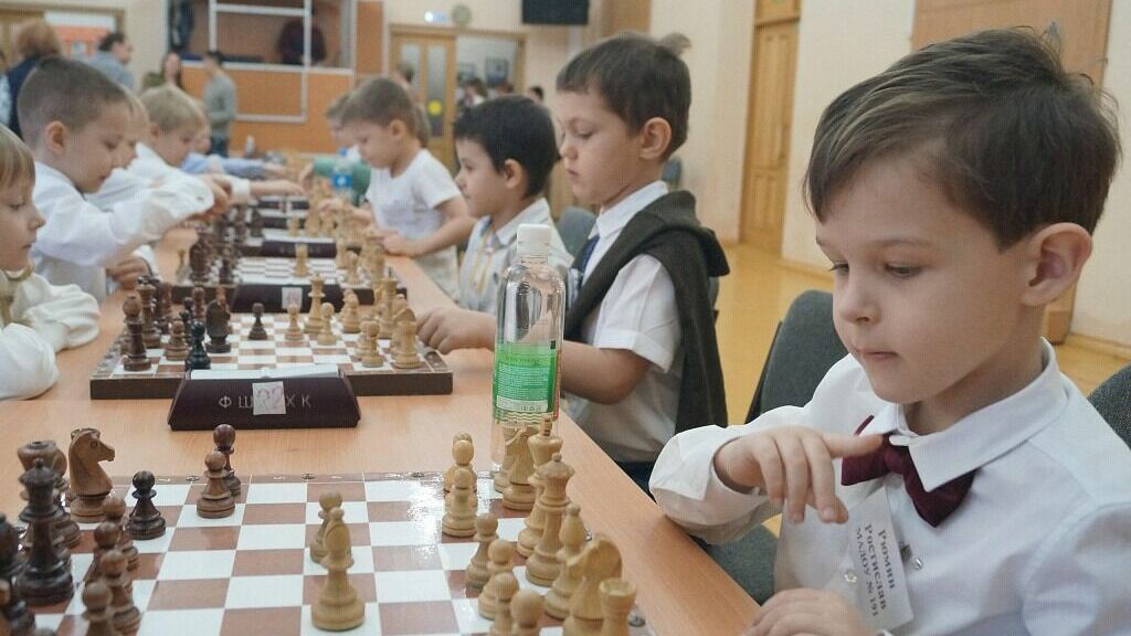 Шахматный турнир для детсадовцев прошел в Хабаровске