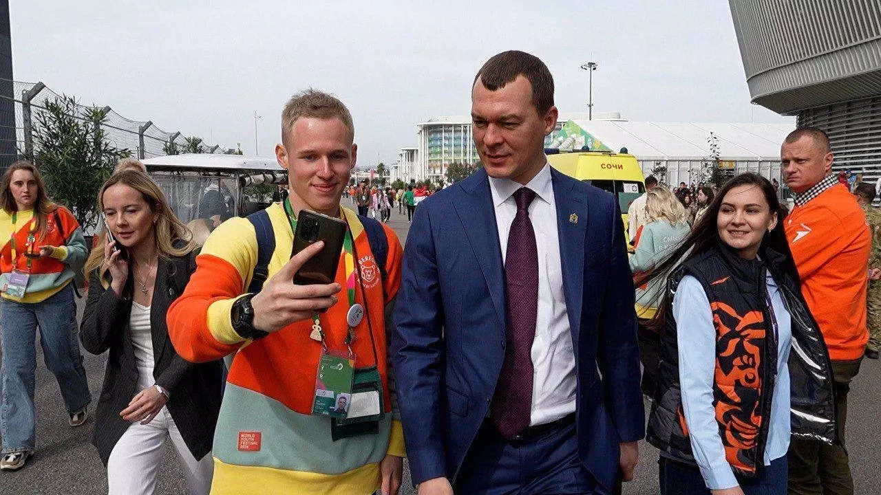 Губернатор Хабаровского края присоединился ко Всемирному фестивалю молодежи в Сочи